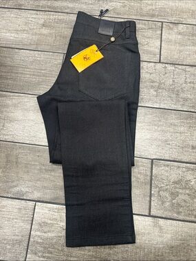 Enzo Tovare Men’s Stretch Heather Black Jeans Pants with Tag - NWT
